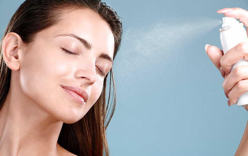 Rose water for the face